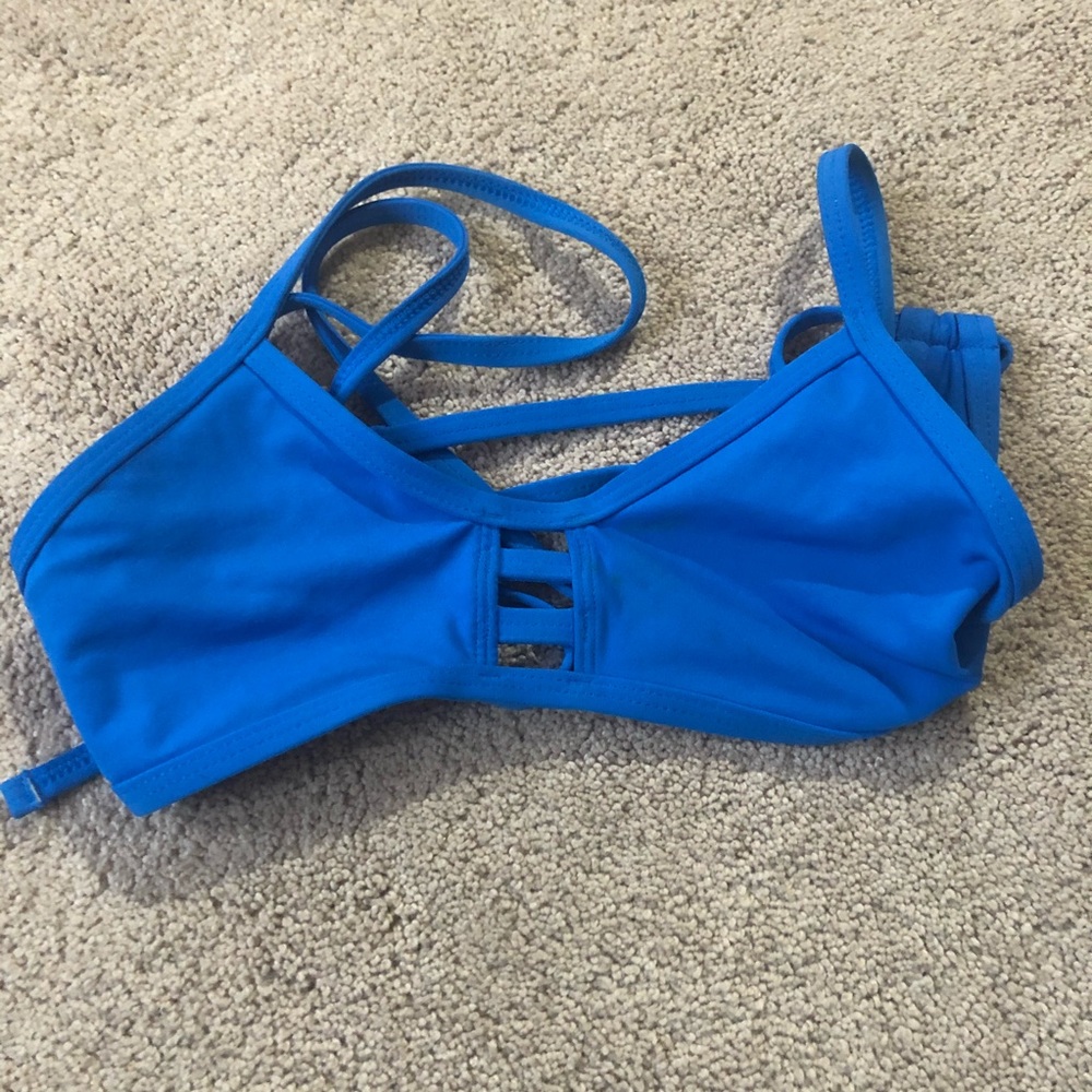 jolyn small blueberry tomcat bikini top